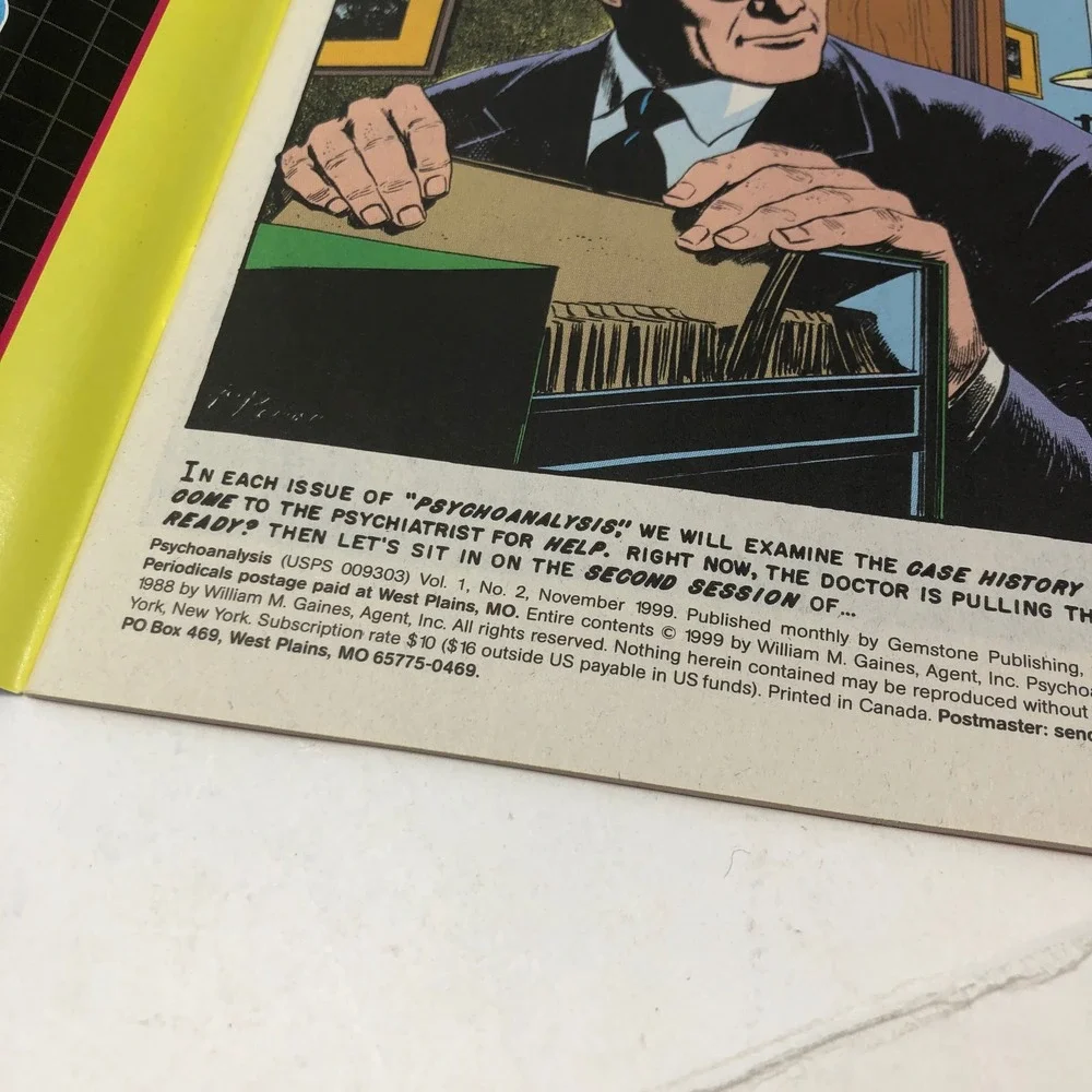 Psychoanalysis No 2‎ EC Comics People Searching for Peace of Mind Reprint 1999